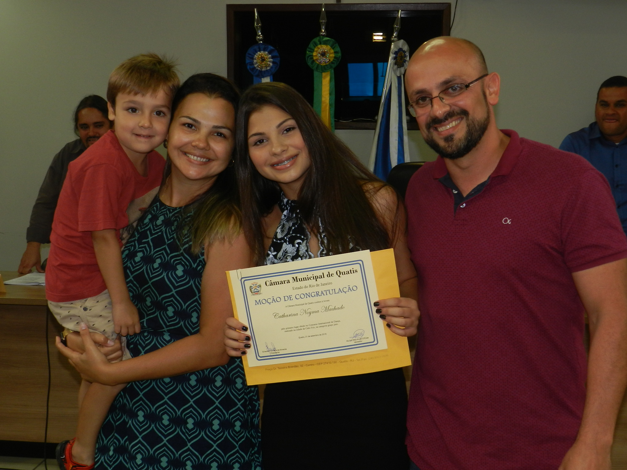 Homenagem aos bailarinos quatienses 