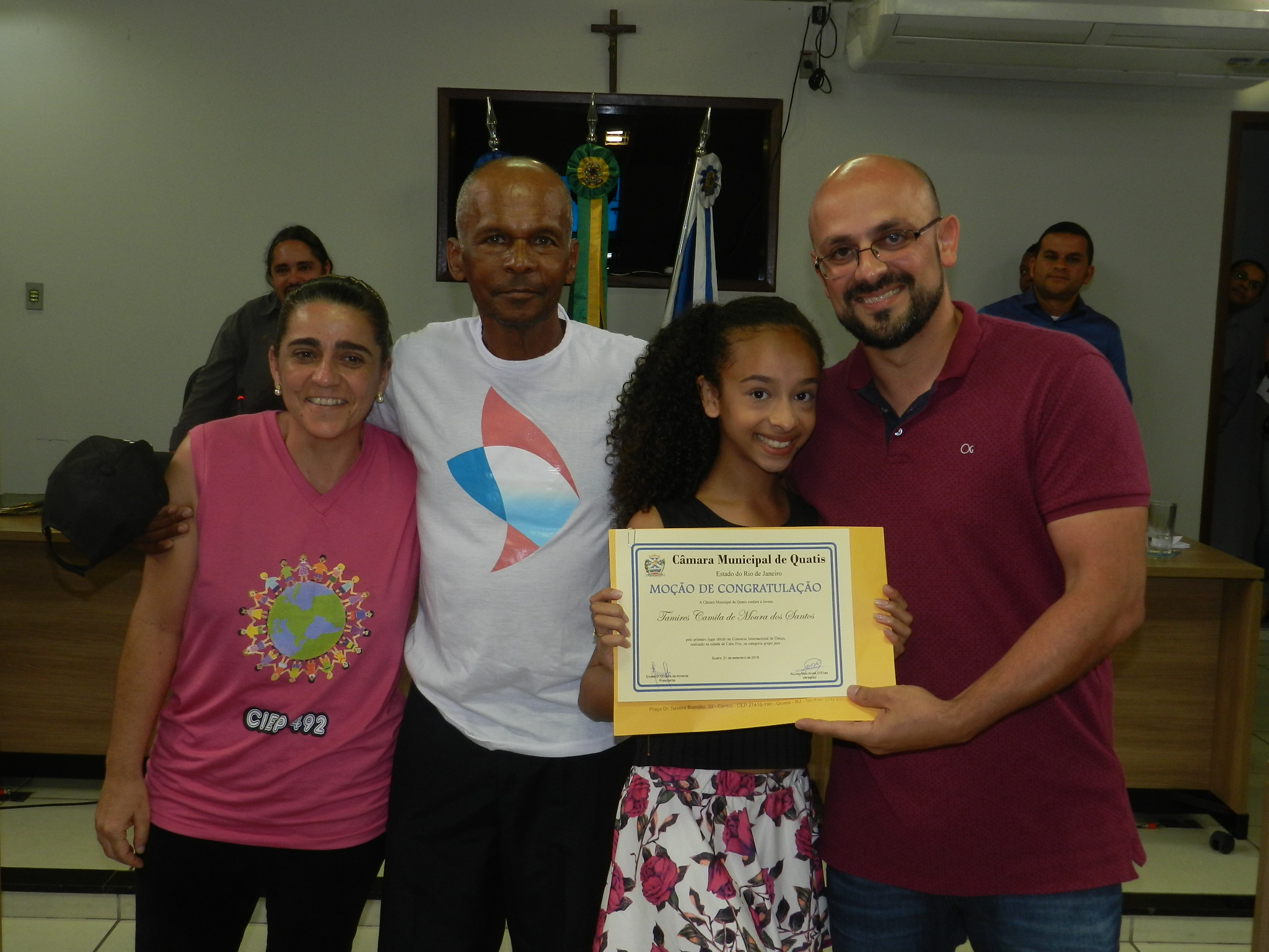 Homenagem aos bailarinos quatienses 