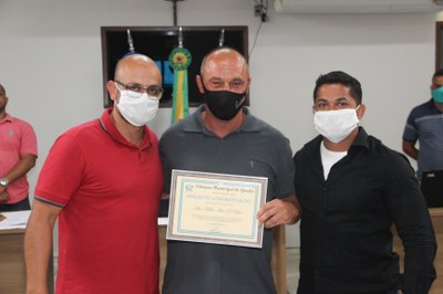 Vereador Aluísio, Vereador eleito Alex e presidente Paulo Vitor