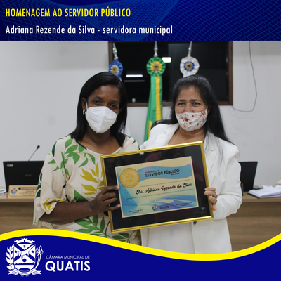 Homenageada - Adriana Rezende da Silva
