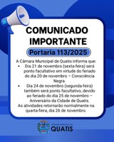 📢 Comunicado Importante
