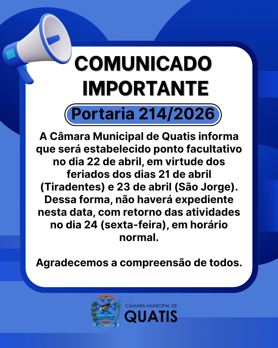 📢 COMUNICADO