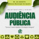 Audiência Pública - Sustentabilidade