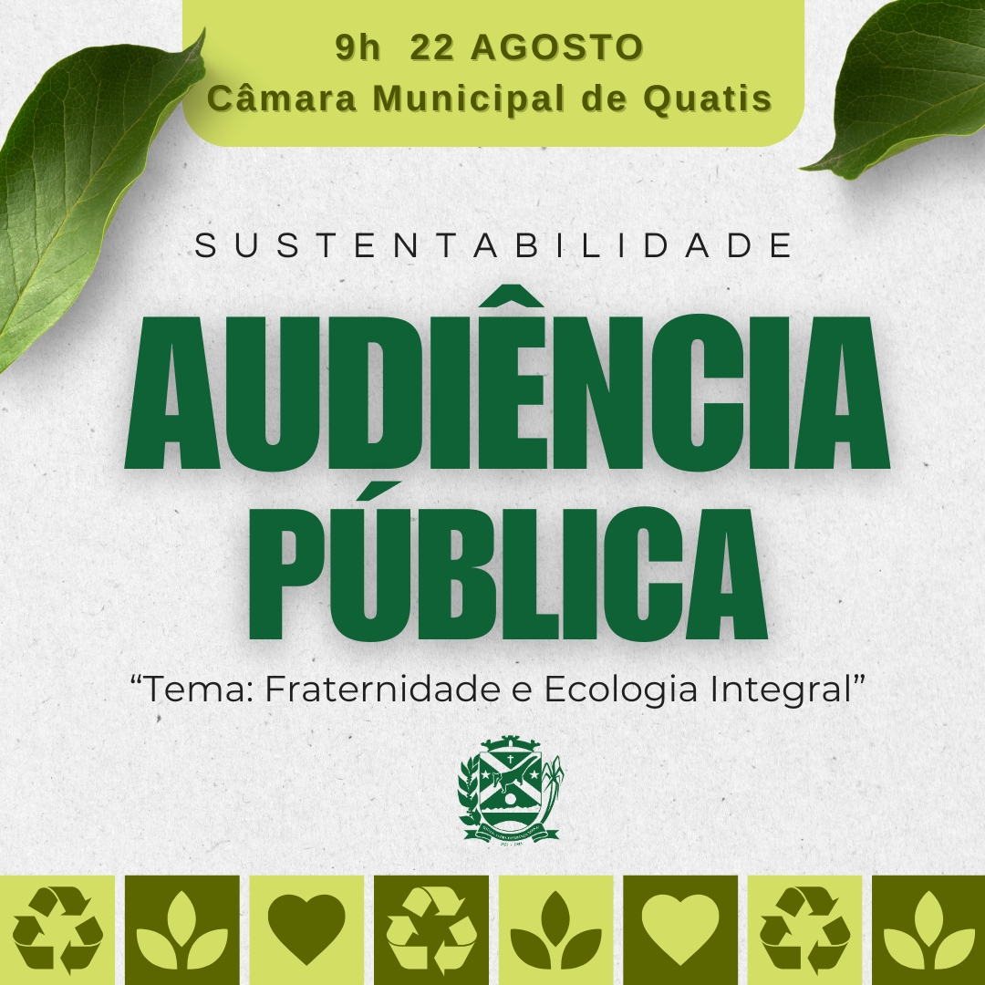 Audiência Pública - Sustentabilidade