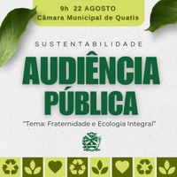 Audiência Pública - Sustentabilidade