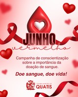 Campanha Junho Vermelho – Mês de Conscientização sobre a Doação de Sangue