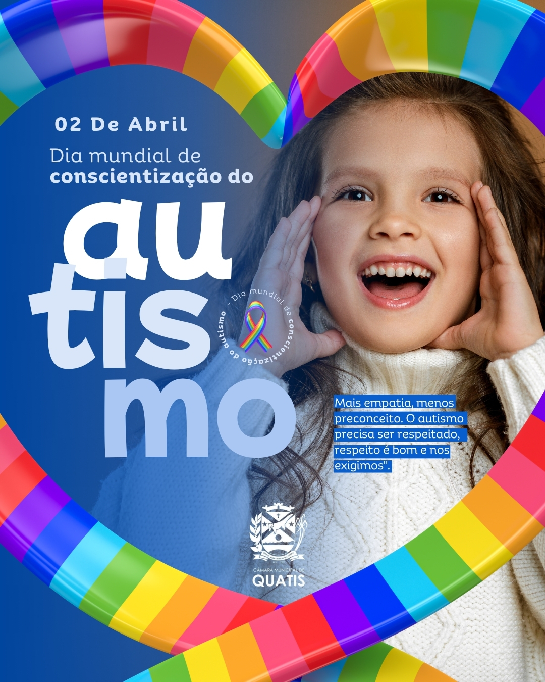 Dia Mundial de Conscientização do Autismo 💙