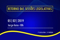 Retorno das Sessões Legislativas